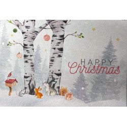 Set de cartes de Noël et d'étiquettes cadeaux
