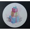Set de cartes de Noël et d'étiquettes cadeaux
