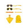 Sunglasses, yellow, 2-5 years, click & change, Mokki