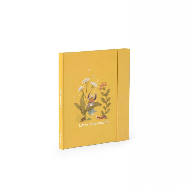 Geburtsbuch italienisch -Trois petits Lapins - Moulin Roty