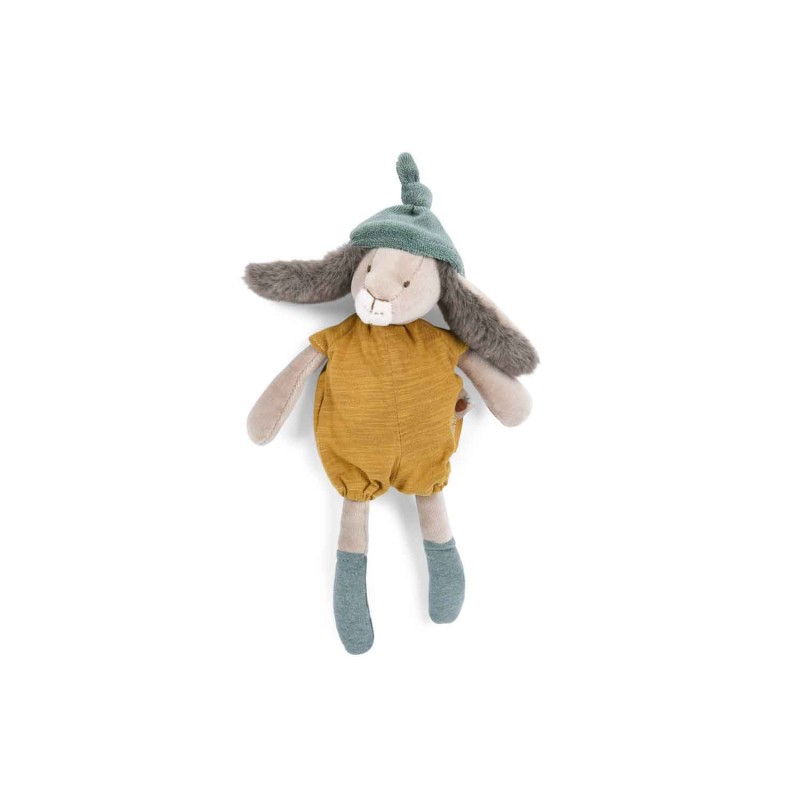Petite peluche lapin ocre - Trois petits Lapin - Moulin Roty