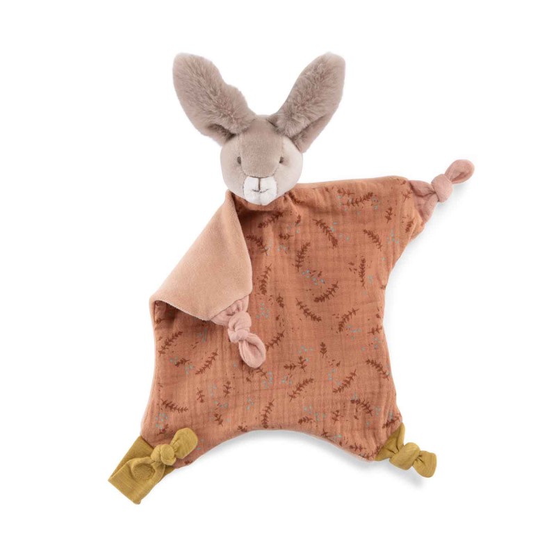 Doudou lapin argile - Trois petits Lapin - Moulin Roty