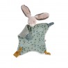 Kuscheltuch Kaninchen salbei  - Trois petits Lapin - Moulin Roty