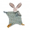 Kuscheltuch Kaninchen salbei  - Trois petits Lapin - Moulin Roty