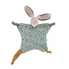 Kuscheltuch Kaninchen salbei  - Trois petits Lapin - Moulin Roty