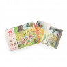 4 mini puzzles des saisons - 4 x 12 pièces - La grande Famille - Moulin Roty