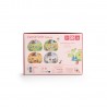 Vier Jahreszeiten mini Puzzles - 4 x 12 Teile - La grande Famille - Moulin Roty