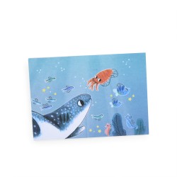 Leuchtendes Walfisch Puzzle mit 24 Teile ab 3 Jahren -  Les Aventures de Paulie - Moulin Roty