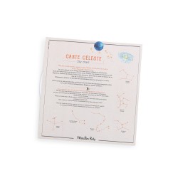 Carte céleste pour les enfants à partir de 6 ans - Les grands explorateurs - Moulin Roty