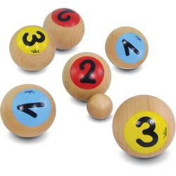 Jeu de pétanque 1, 2, 3