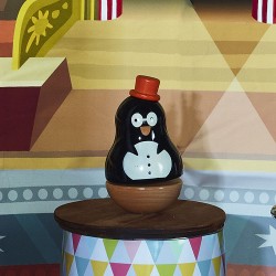 Spieluhr Réné der Pinguin aus Holz - Vilac
