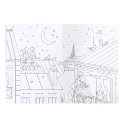 Cahier de coloriage - Pour les enfants à partir de 3 ans - Les Parisiennes - Moulin Roty