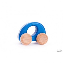 Petite voiture en bois bleue - Bajo