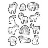 Color Stickers - ausmalstickers Einhorn - Crocodile Creek