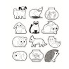Color Stickers - ausmalstickers Tiere - Crocodile Creek
