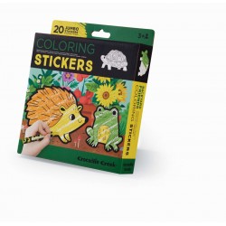 Color Stickers - ausmalstickers Garten - Crocodile Creek