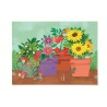 Color Stickers - ausmalstickers Garten - Crocodile Creek