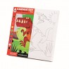 Leinwand Dinosaurier - mit Acrylfarben zum ausmalen - Crocodile Creek