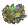 Holografisches Puzzle Dschungel - 100 Teile - Crocodile Creek