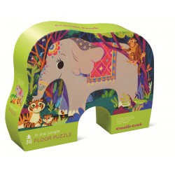 Shaped Puzzle im Dschungel 36 tlg. - Crocodile Creek
