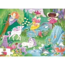 Shaped Puzzle Magische Freunde - 36 Teile - Crocodile Creek
