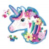 24 PC Shaped Mini Puzzle Unicorn - Mini Puzzle Einhorn - Mudpuppy
