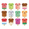 Shaped Memory Match Pupsicles - Jeu de mémoire amusant avec des chiens - Mudpuppy