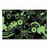 Puzzle phosphorescent Monster Trucks - Puzzle lumineux Monster Truck 100 pièces - Mudpuppy