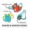 60 pcs Scratch and Sniff Puzzles/Campfire Friends, Mudpuppy