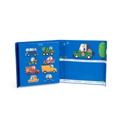 Jeu magnétique Les véhicules - Les Popipop - Moulin Roty