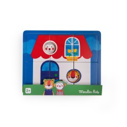 Puzzle à 3 étages pour les enfants à partir de 2 ans - Les Popipop - Moulin Roty