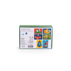 Würfel Puzzle für Kinder ab 18 Monaten  - Les Popipop - Moulin Roty
