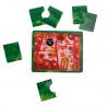 3 Level Puzzle mit Zebra, Panther & Leopard für Kinder ab
