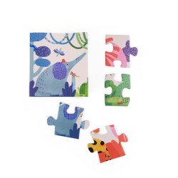 Puzzle La jungle 24 Pièces - pour les enfants à partir de 3 ans - Les Toupitis - Moulin Roty