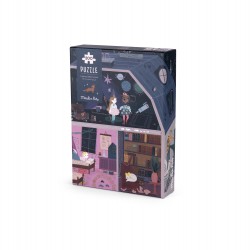 Puzzle l'hôtel particulier 48 pièces - à partir de 6 ans - Les Parisiennes - Moulin Roty