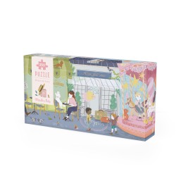 Puzzle rue des lilas 10 - 350 pièces - à partir de 7 ans - Les Parisiennes - Moulin Roty