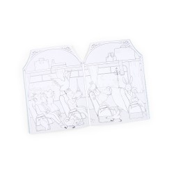 Malbuch mit Sticker - La petite Ecole de Danse - Moulin Roty