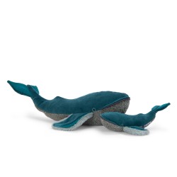 Petite baleine à bosse en peluche - Tout autour du monde - Moulin Roty