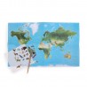 Décalcomanies - Carte du monde avec animaux - Moulin Roty