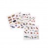Décalcomanies - Carte du monde avec animaux - Moulin Roty