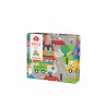 Puzzle En ville - Les Popipop - à partir de 4 ans - 48 pièces - Moulin Roty