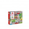 Puzzle Stadt - 48 Teile - ab 4 Jahren - Les Popipop  - Moulin Roty