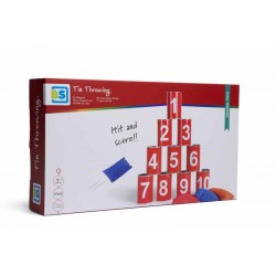 Spiel Dosenwerfen rot - BS Toys Tin Throwing