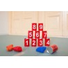 Spiel Dosenwerfen rot - BS Toys - Tin Throwing