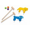 Jeu de croquet pour enfants chien en bois  - BS Toys Crocket Jr. - Dogs