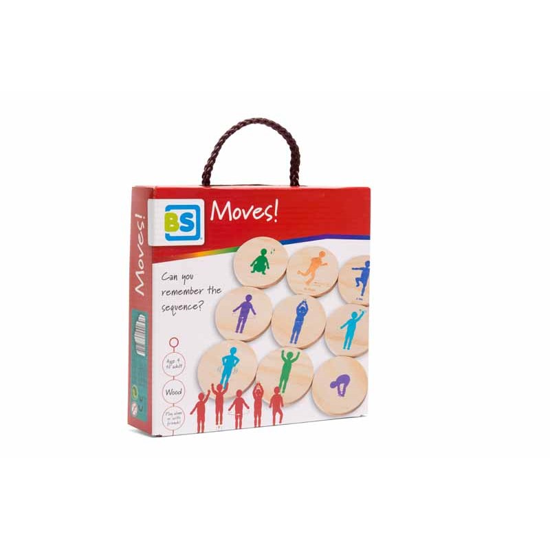 Jeu de mouvement en bois pour enfants à partir de 6 ans - BS Toys - Moves