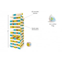 Stapelspiel Gross aus Holz - BS Toys Giant Tower