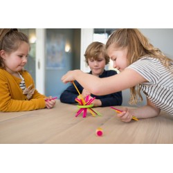 Mikado Melon Jeu en bois à partir de 6 ans - BS Toys