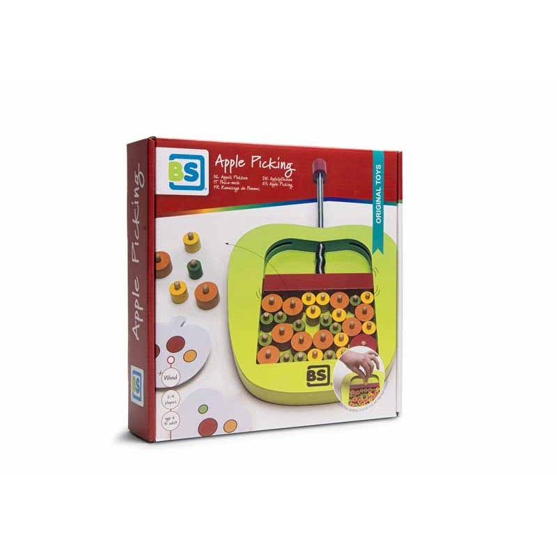 Jeu de cueillette de pommes en bois pour enfants à partir de 6 ans - BS Toys