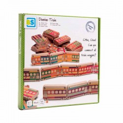 Train domino en bois - BS Toys